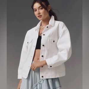 Pilcro and the Letterpress Western Denim Jacket XS NWT